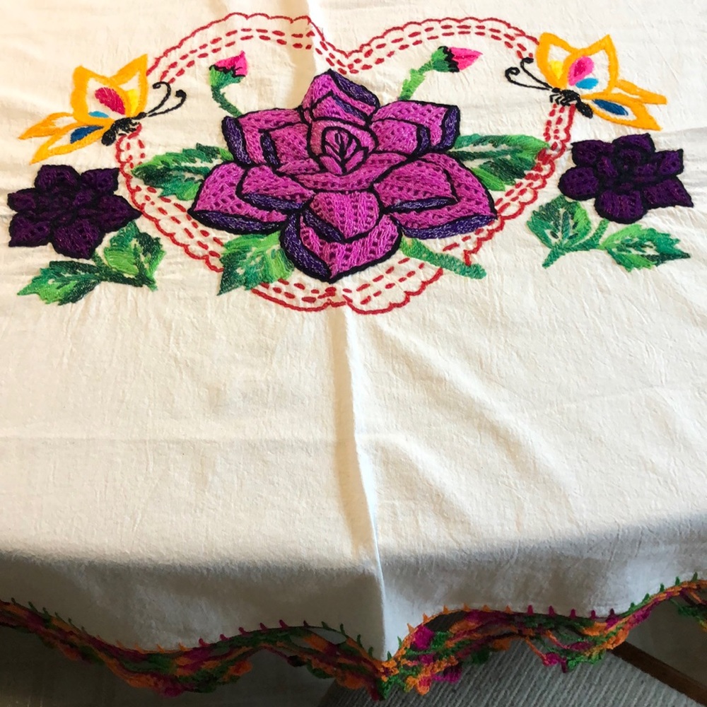 Hand Embroidered Table Linen